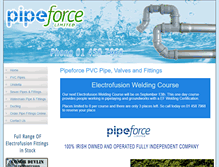 Tablet Screenshot of pipeforce.ie